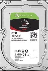 SEAGATE IronWolf NAS 6TB 7200rpm 256MB Sata3 7/24 Güvenlik NAS 3.5'' Harddisk (ST6000VN0033)