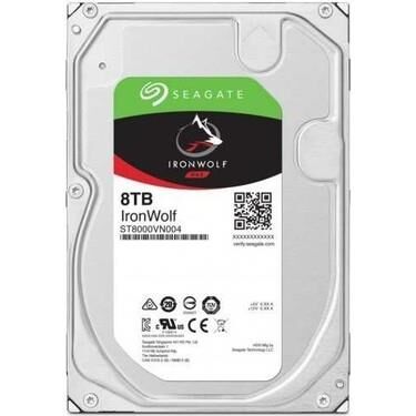 SEAGATE IronWolf NAS 8TB 7200rpm 256MB 180TB/Y Sata3 NAS 3.5'' Harddisk (ST8000VN004)