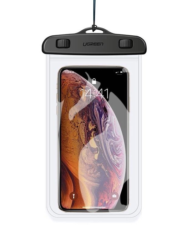 UGREEN 60959 LP186 Hassas Dokunmatikle Kolay Kullanım IPX8 Su Altı Koruması Telefon Kılıfı Şeffaf
