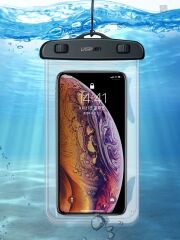 UGREEN 60959 LP186 Hassas Dokunmatikle Kolay Kullanım IPX8 Su Altı Koruması Telefon Kılıfı Şeffaf