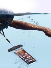 UGREEN 60959 LP186 Hassas Dokunmatikle Kolay Kullanım IPX8 Su Altı Koruması Telefon Kılıfı Şeffaf