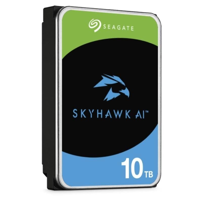 SEAGATE SkyHawk AI 10TB 7200rpm 256MB 550TB/Y RV Sata3 7x24 Güvenlik 3.5'' Harddisk (ST10000VE001)