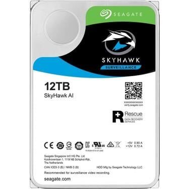 SEAGATE SkyHawk AI 12TB 7200rpm 256MB Sata3 7/24 Güvenlik 3.5'' Harddisk (ST12000VE001)