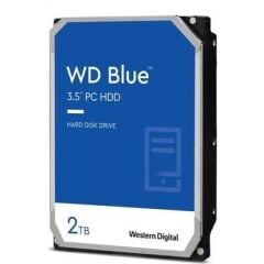 WESTERN DİGİTAL Blue 2TB 5400rpm 64MB Sata3 3.5'' 7x24 Güvenlik Harddisk (WD22PURZ)