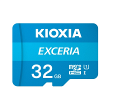 KİOXİA 32GB C10 100MB/s MicroSDHC™ UHS-I Card Hafıza Kartı LMEX1L032GG2