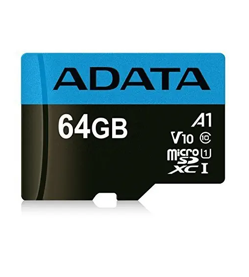 ADATA V10 64GB C10 MicroSDXC™ UHS-I Card Hafıza Kartı AUSDX64GUICL10A1-RA1