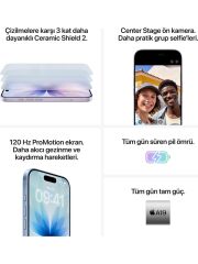 APPLE iPhone 17 256GB Beyaz Cep Telefonu MG6K4TU/A (Apple TÜRKİYE Garantili)