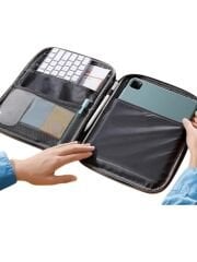 UGREEN 90435 LP573 11'' Darbeye Dayanıklı ve Güvenlik Koruması Tablet Saklama Kılıfı Beyefendi Grisi 290x215x25mm - 2