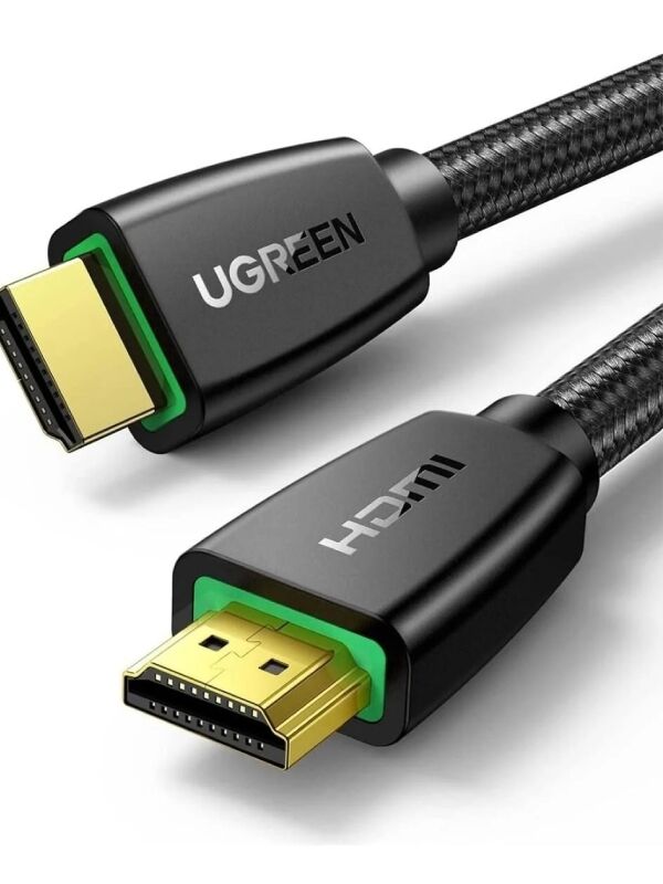 UGREEN 25168 40416 HD118 HDMI Kablo 4K 18GB/s HDMI 2.0 Örgülü Görüntü ve Ses Aktarma Kablosu Örgülü 15metre