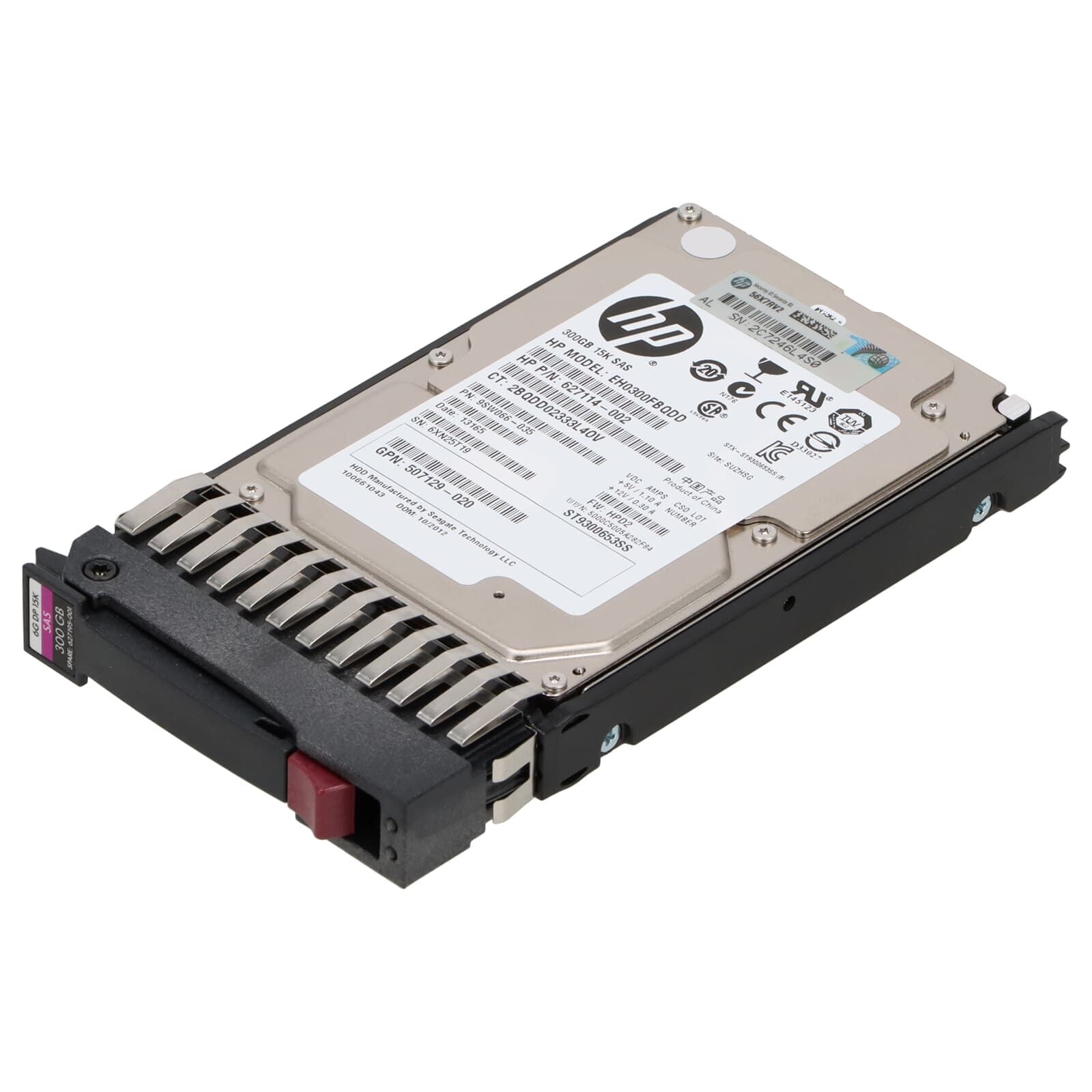 HP 300GB 15K 6G SAS 2.5'' Server Sunucu Harddisk EG0300FBQDD ST9300653SS 627114-002 652599-003 9SW066-035