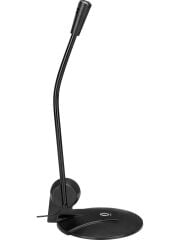 SNOPY SN-130 Kablolu 3.5mm Stereo Masaüstü Mikrofon 2.2metre Siyah - 2