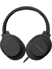 HYTECH HY-K19 Reminor 3.5mm Harici Kablolu PC + Telefon Mikrofonlu Kulaklık Siyah