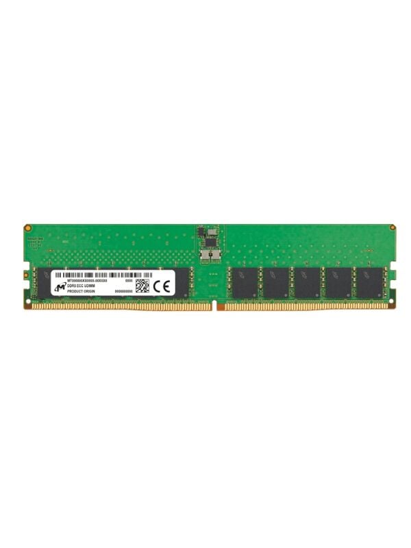 MİCRON 32GB DDR5 5600MHz 2Rx8 PC5-5600B CL46 1.1V RDIMM EC8 Server Sunucu Ram MTC20F2085S1RC56BD2