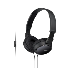 SONY MDR-ZX110AP Kulak Üstü Kulaklık 12Hz - 22kHz 30mm Sürücü Siyah