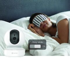 EZVIZ CS-TY1 3mp 2K 1080P HD Hareket Algılama 360° İkili Konuşma Gece Görüş Wi-Fi Ev İçi Akıllı Güvenlik Kamerası R105-1L3WF (4mm)