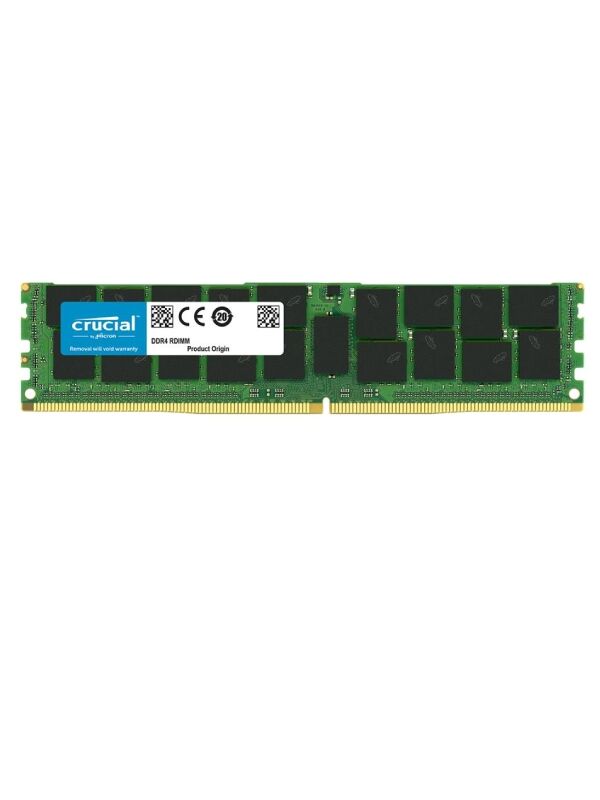 CRUCİAL 32GB DDR4 2400MHz CL17 1.2V RDIMM Sunucu Ram CT32G4RFD424A.36FB1 MTA36ASF4G72PZ-2G3B1MG