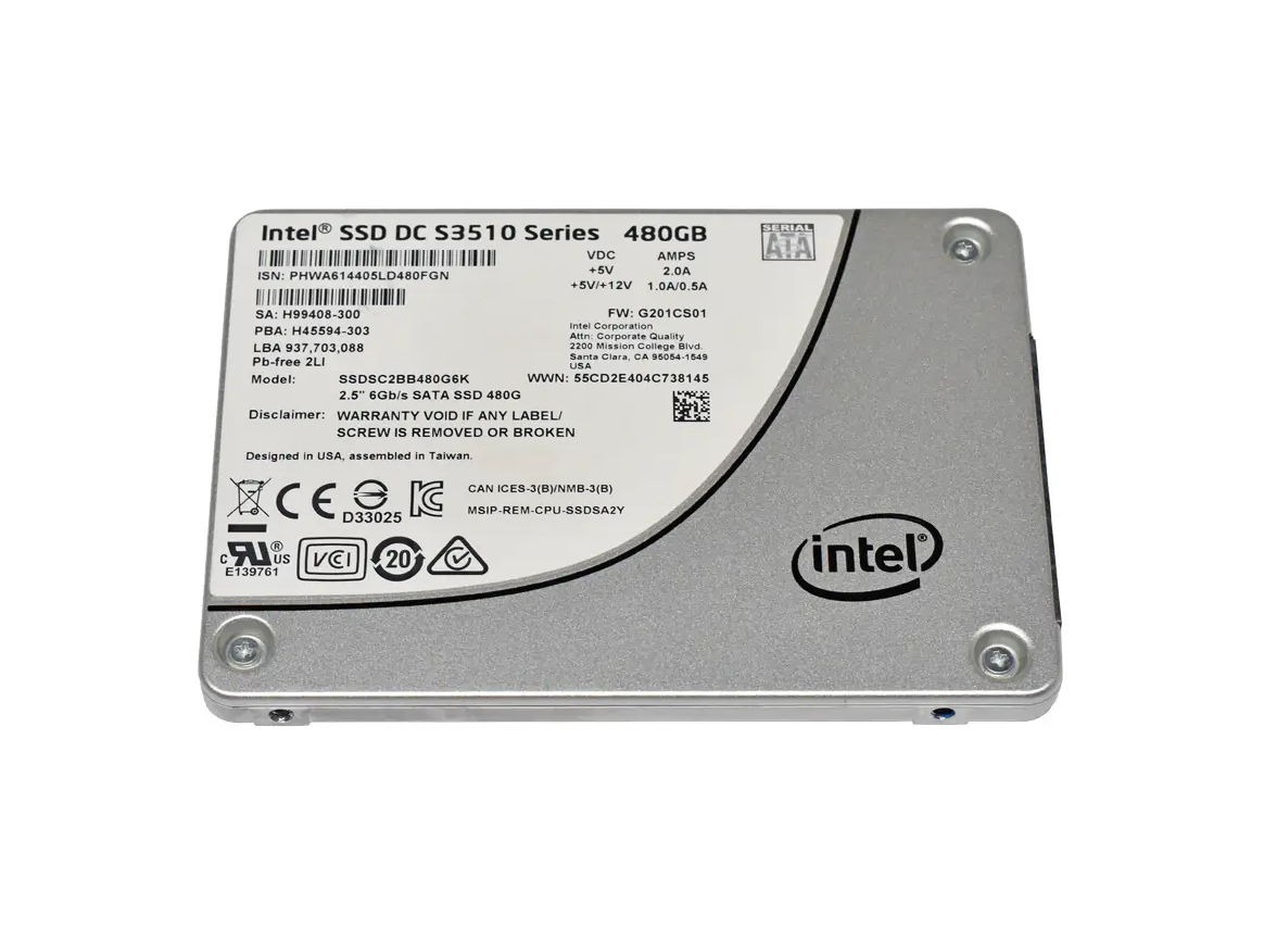 İNTEL DC S3500 Series 480GB Sata 6Gbps 2.5'' Server Sunucu SSD SSDSC2BB480G4 H86093-202