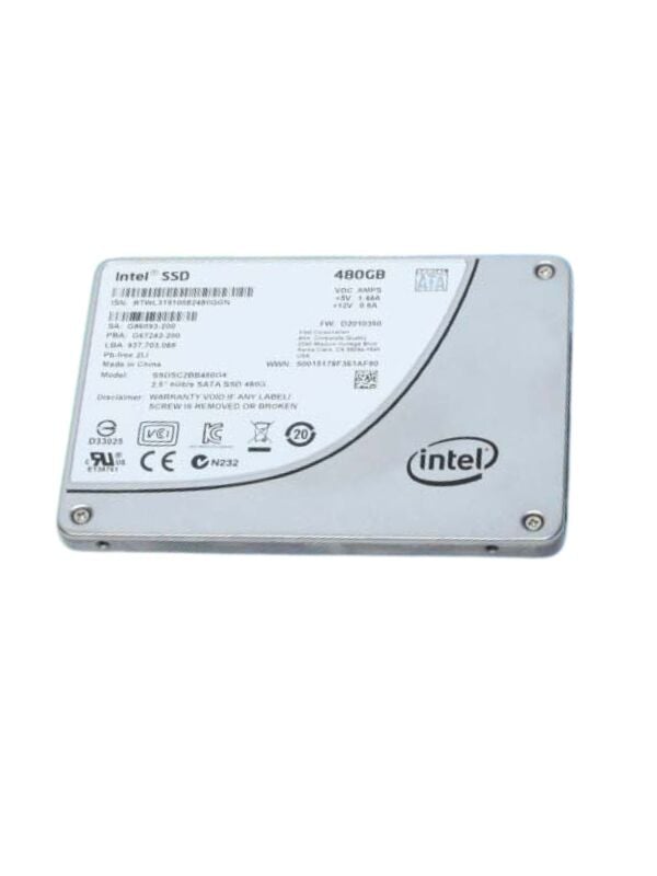 İNTEL DC S3500 Series 480GB 6G Sata 2.5'' Sunucu SSD SSDSC2BB480G4 H86093-202
