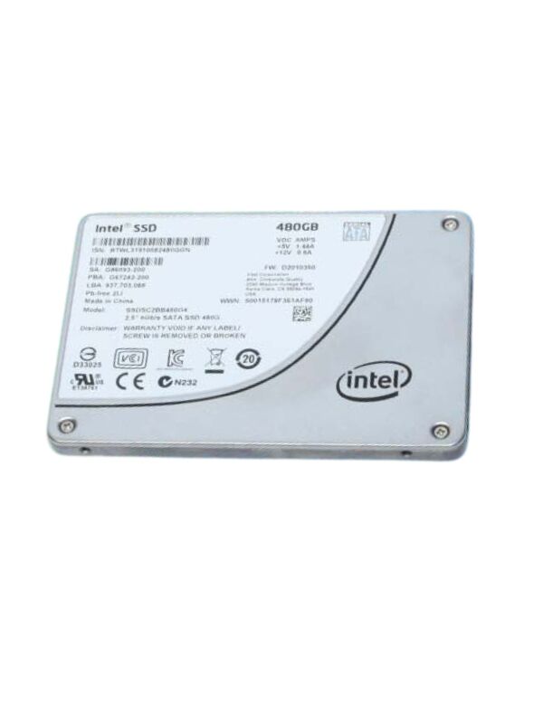 İNTEL DC S3500 Series 480GB Sata 6Gbps 2.5'' Server Sunucu SSD SSDSC2BB480G4 H86093-202