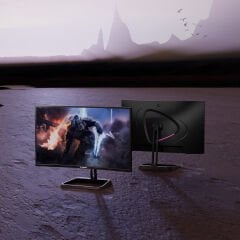 RAMPAGE Xyra XR27C300F 27'' 300Hz 1ms Fast VA FHD FreeSync/Gsync RGB R1500  Curved Oyuncu Monitörü - 2