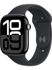 APPLE Watch Series 10 GPS 46mm Siyah Alüminyum Kasa Siyah Spor Kordon (MWWP3TU/A) (Apple TÜRKİYE Garantili)