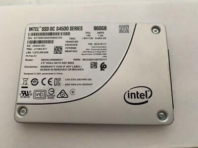 İNTEL 960GB Sata 2.5'' SSD Harddisk SSD DC4500 Series (SSDSC2KB960G7)