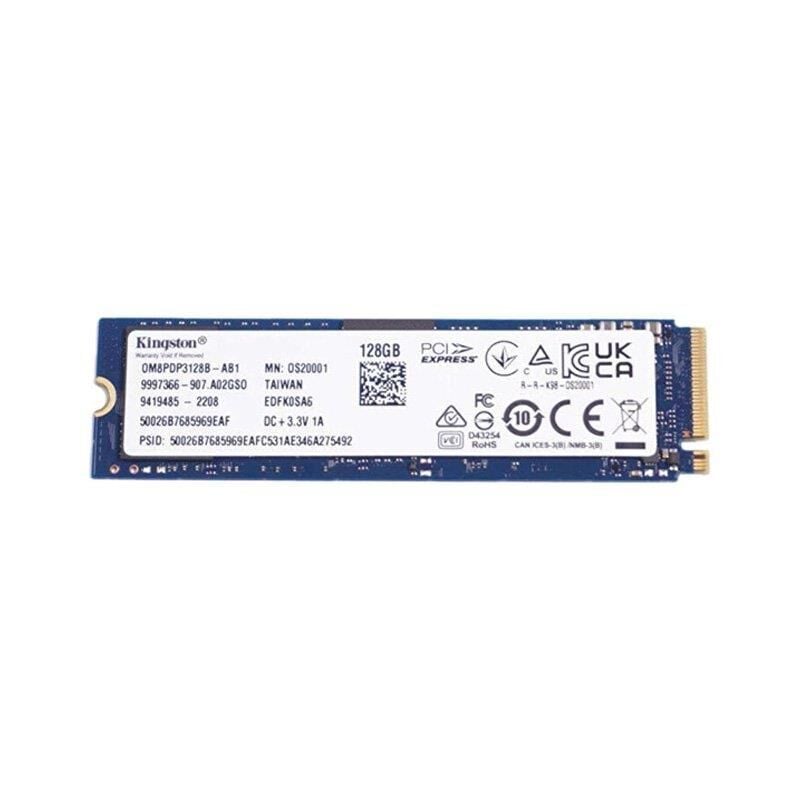 KİNGSTON 128GB PCIe M.2 NVMe SSD OM8PDP3128B-AB1 Kutusuz Tray