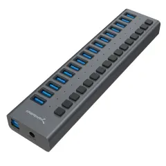 SABRENT HB-PU16 16 Port LED USB 3.0 Hub Çoklayıcı Alüminyum