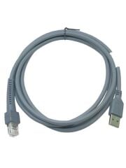 Zebra DS Serisi DS2278 (Cradle üzerinden) Uyumlu CBA-U01-S07ZAR USB Barkod Okuyucu Kablosu 2.1m