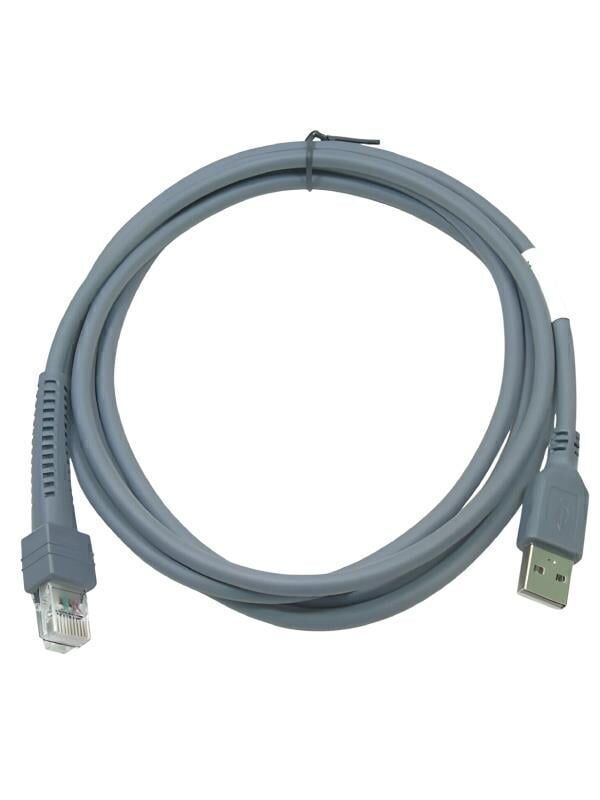 Zebra DS Serisi DS4608 Uyumlu CBA-U01-S07ZAR USB Barkod Okuyucu Kablosu 2.1m