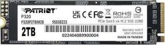 PATRİOT P320 2TB 3000/2200MB/s M.2 PCIe Gen3 x4 SSD 9SE00223-P320P2TBM28