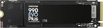 SAMSUNG 990 Evo Plus 1TB 7150/6300MB/s PCIe 4.0 x4 / 5.0 x2 NVMe M.2 SSD (MZ-V9S1T0BW)