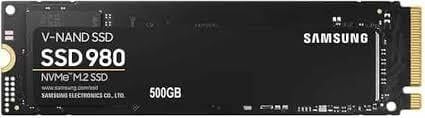 SAMSUNG SSD 980 500GB 3100/2600MB/s NVMe M.2 SSD (MZ-V8V500BW)