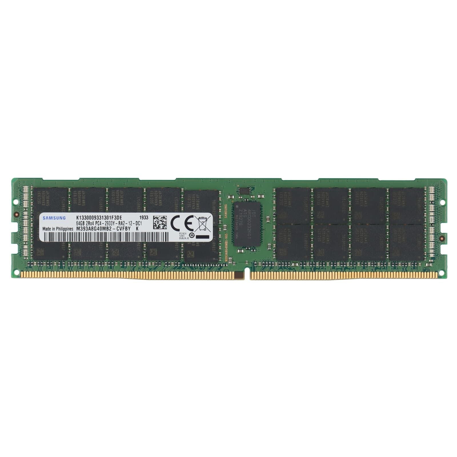 HPE SAMSUNG 64GB DDR4 2933MHz 2Rx4 PC4-2933Y ECC RDIMM Server Sunucu Ram M393A8G40MB2-CVFBY P03053-0A1 P06192-001