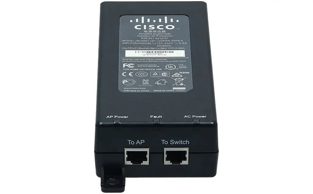 CİSCO AIR-PWRINJ6 PoE Enjektör 802.3at for Aironet Access Points