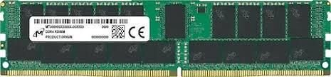 MİCRON 64GB 4DRX4 PC4-3200 DDR4 ECC DIMM DDR4-25600 Sunucu Ram MTA72ASS8G72LZ-3GI2TI