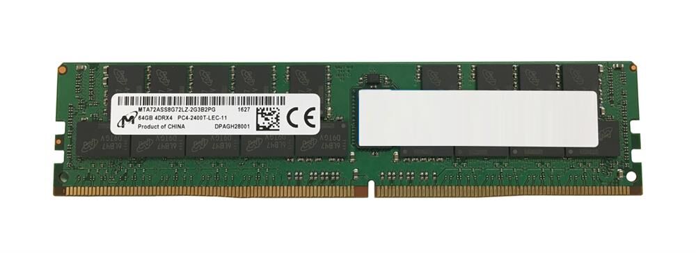 MİCRON 64GB 4DRX4 PC4-3200 DDR4 ECC DIMM DDR4-25600 Sunucu Ram MTA72ASS8G72LZ-3GI2TI