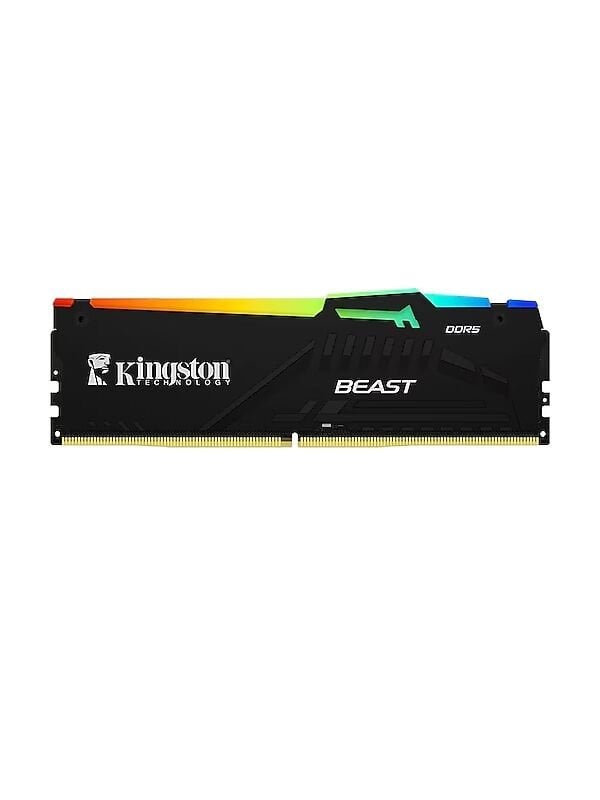 KİNGSTON Fury Beast RGB 32GB DDR5 5600MHz 1.35V CL40 UDIMM Desktop Ram KF560C40BB/32