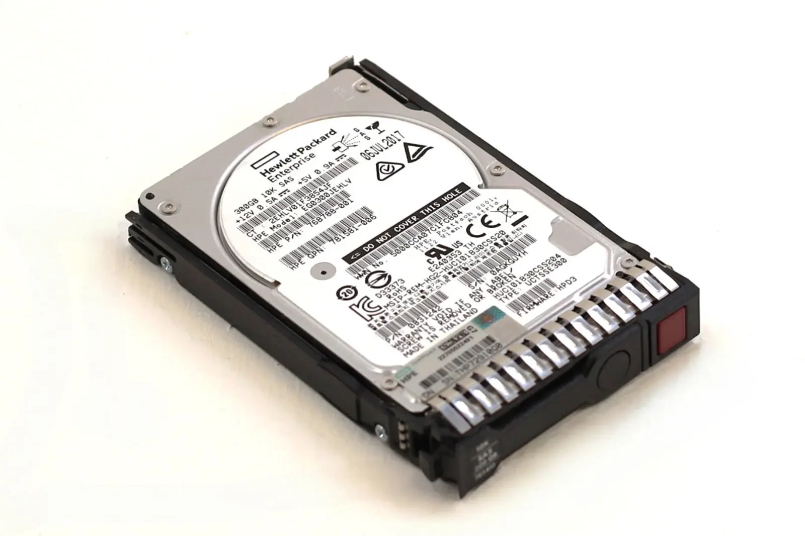 HPE 300GB 10K 12G SAS 2.5'' Server Sunucu Harddisk EG0300JEHLV HUC101830CSS204 768788-001