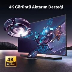 UGREEN 15598 Type-C to 3*USB 3.0 4K/30HZ HDMI RJ45 Gigabit Ethernet 100W PD Güç Girişi Çoklayıcı Hub