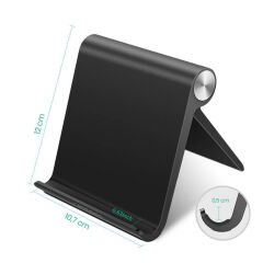 UGREEN 50748 LP115 4'' Alüminyum Materyal Hafif ve Kompakt Çok Açılı Masaüstü Tablet Telefon Standı Siyah - 2