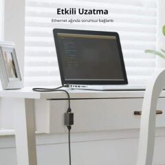 UGREEN 20390 NW114 RJ45 Ethernet Kablo Birleştirme Aparatı 10GB/s Ağ Kablosu Konnektörü