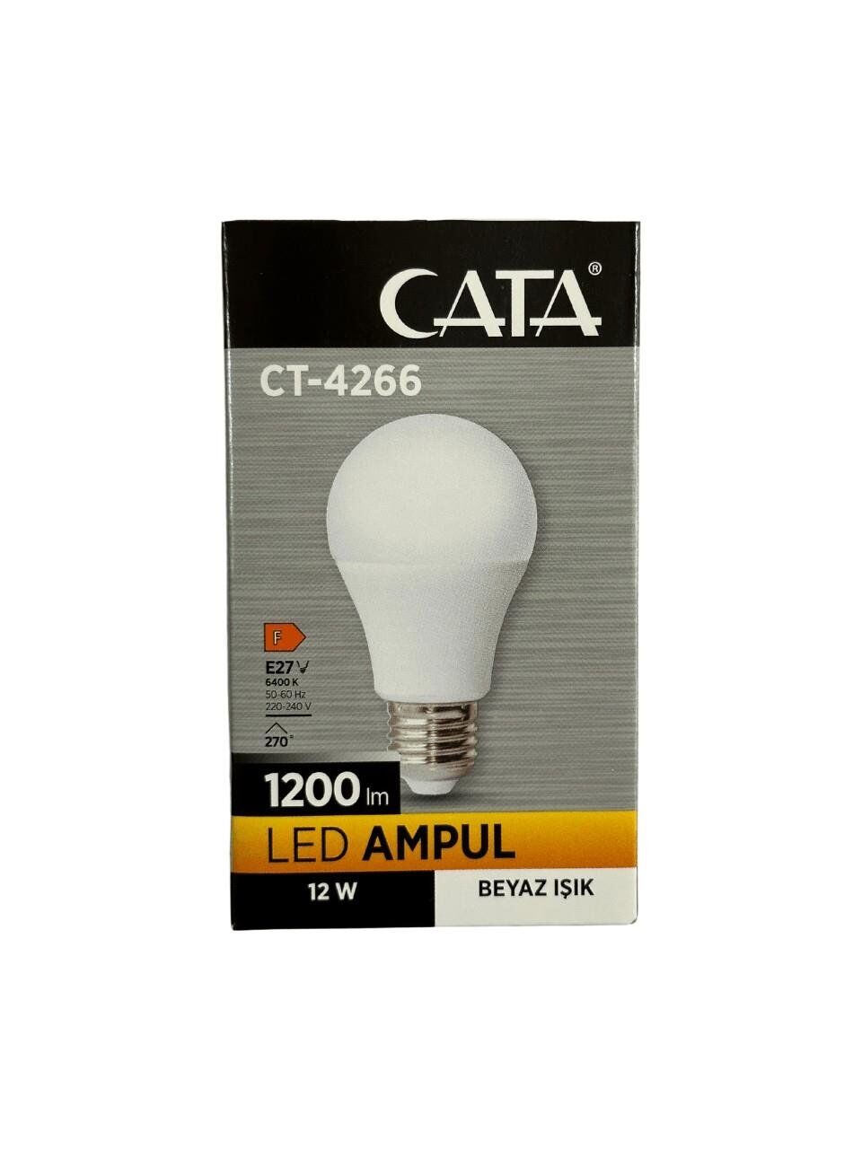 CATA CT-4266 12W E27 Beyaz LED Ampul | Enerji Tasarruflu