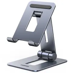 UGREEN 15608 LP678 4.7''-7.2'' Çift Eksenli Çok Açılı Katlanabilir Alüminyum Masaüstü Telefon Standı
