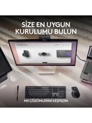 LOGİTECH MX Brio Ultra HD 4K 1080p Mikrofonlu Webcam Siyah (960-001555)