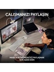 LOGİTECH MX Brio Ultra HD 4K 1080p Mikrofonlu Webcam Siyah (960-001555)