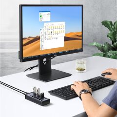 UGREEN 30778 7 Port USB 3.0 Bağlantı Noktası 5Gbps Aktarım Hızı Hub Çoklayıcı ve Şarj İstasyonu