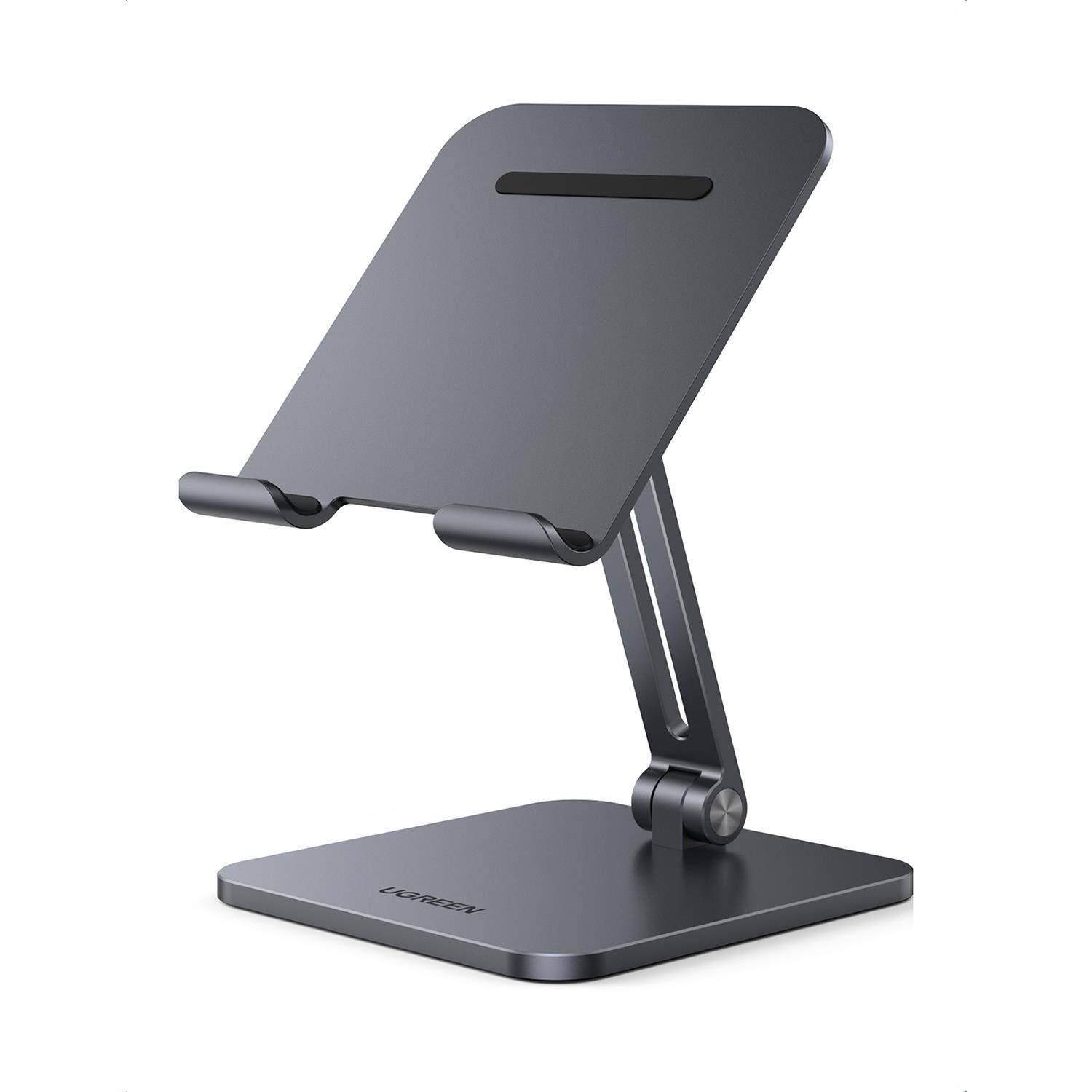 UGREEN 40393 LP134 150° Ayarlanabilir Açı 7.9''-12.9'' Alüminyum Gövde Katlanabilir Masaüstü Telefon ve Tablet Standı Antrasit