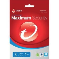 Trend Micro Maximum Security 3 Kullanıcı 1 Yıl | Üst Düzey Koruma
