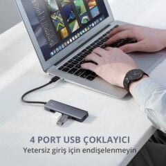 UGREEN 50985 USB 3.0 4 Port USB Hub Çoklayıcı Dönüştürücü 5Gbps Veri Transfer Hızı